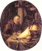 DOU, Gerrit Man Interrupted at His Writing painting